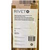Image 2 : LOT OF 4 RIVET MODERN GLASS GLOVE LIVING ROOM TABLE DESK LAMPS WITH LED LIGHT BULB - BRASS FINISH