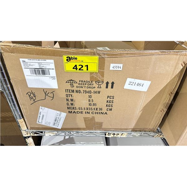 BOX OF BRASS DIMMABLE LED PICTURE LIGHTS 24.4"