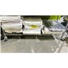 Image 1 : SHELF LOT OF STACKABLE CAN RACK ORGANIZERS