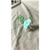 Image 2 : GREEN FLUORITE RETAIL $300, AND BLUE ARAGONITE RETAIL $480