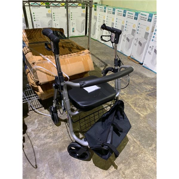 ALIDGE FIRM MOBILITY WALKER WITH SEAT MODEL ALJ-009A