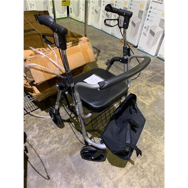 ALIDGE FIRM MOBILITY WALKER WITH SEAT MODEL ALJ-009A