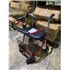 Image 2 : ALIDGE FIRM MOBILITY WALKER WITH SEAT MODEL MODEL ALJ-009B