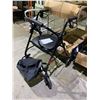 Image 2 : ALIDGE FIRM MOBILITY WALKER WITH SEAT MODEL ALJ-008H