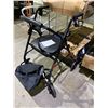 Image 2 : ALIDGE FIRM MOBILITY WALKER WITH SEAT MODEL ALJ-008H