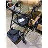 Image 2 : ALIDGE FIRM MOBILITY WALKER WITH SEAT MODEL ALJ-008H