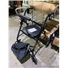 Image 2 : ALIDGE FIRM MOBILITY WALKER WITH SEAT MODEL ALJ-008H