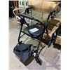 Image 2 : ALIDGE FIRM MOBILITY WALKER WITH SEAT MODEL ALJ-008H