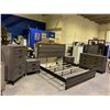 Image 1 : 5 PIECE BEDROOM SUITE INCLUDING; KING SIZE BED, DRESSER, VANITY AND 2 NIGHT STANDS