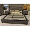 Image 2 : 5 PIECE BEDROOM SUITE INCLUDING; KING SIZE BED, DRESSER, VANITY AND 2 NIGHT STANDS