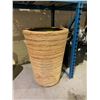 Image 1 : LARGE PLANTER POT WITH WICKER STYLE WRAP