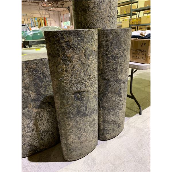 2- DECORATIVE GARDEN PILLARS