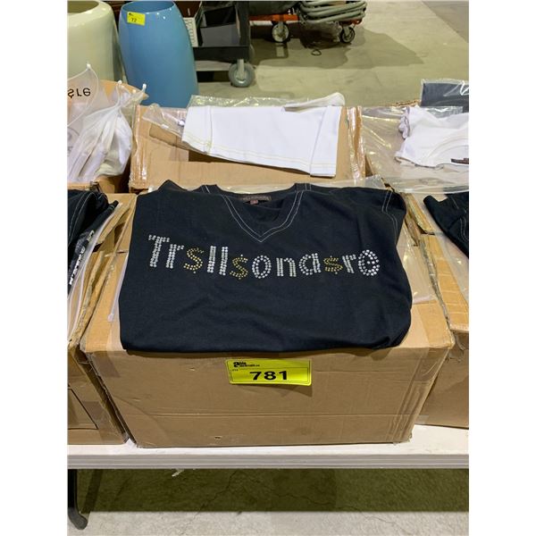 *NEW* CASE OF TRILLIONAIRE V NECK T-SHIRTS *ASSORTED SIZES*