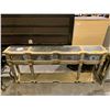 Image 2 : 3 DRAWER MIRRORED SIDEBOARD (SOME GLASS DAMAGE)