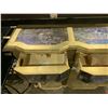 Image 3 : 3 DRAWER MIRRORED SIDEBOARD (SOME GLASS DAMAGE)