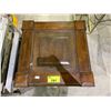Image 2 : WOOD INLAID GLASS SIDE TABLE