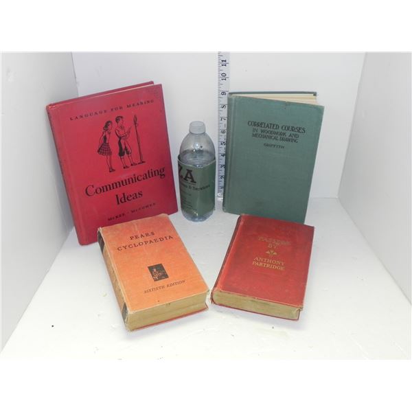 Lot of 4 Antique Books