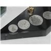 Image 2 : Vintage Lucite paper weight coins 1975