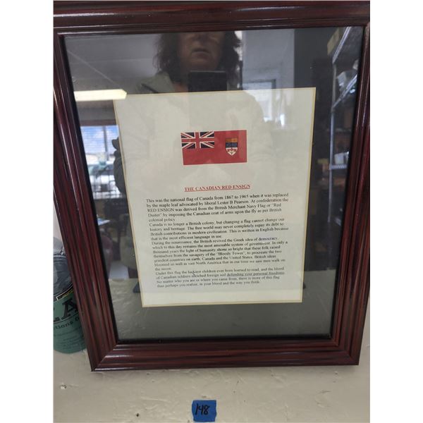 Framed | The Canadian Red Ensign