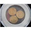 Image 2 : 3 Gold Coins in Coin Holder (Untested)