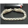 Image 1 : Heavy Silver Dragon Bracelet | Markings Show as Pure Silver (untested)