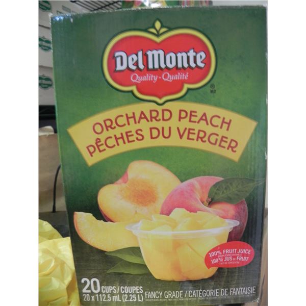 Case of 20 | Del Monte | Orchard Peach Cups