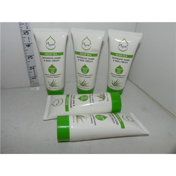 Lot of 5 | Myrel | Dead Sea | Intensive Hand & Nail Cream | 100ml
