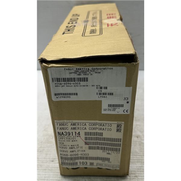 Fanuc #A06B-6096-H303 Servo Amplifier Module