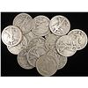 Image 1 : (15) MIXED DATES WALKING LIBERTY HALF DOLLARS