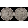 Image 1 : 1882 & 1892-O MORGAN DOLLARS FINE