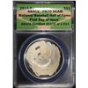 Image 1 : 2014-P PROOF SILV BASEBALL COMM $1 ANACS PR70 DCAM