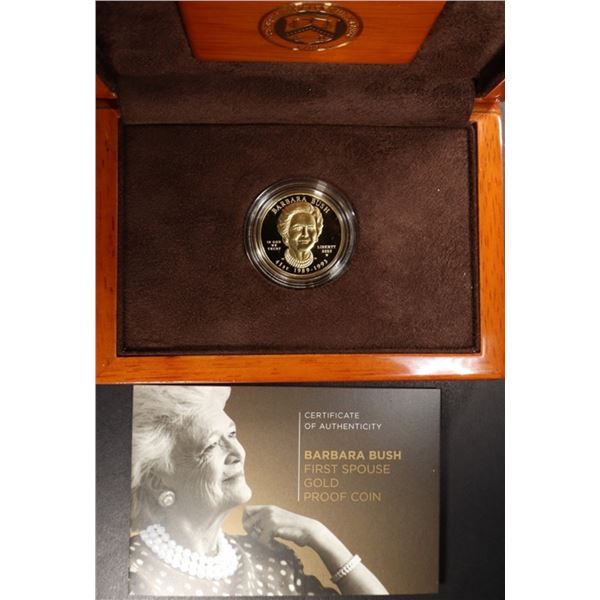 2020-W $10 BARBARA BUSH GOLD PROOF COIN OGP