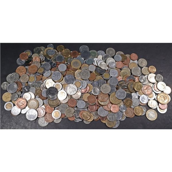 5 LBS FOREIGN COINS