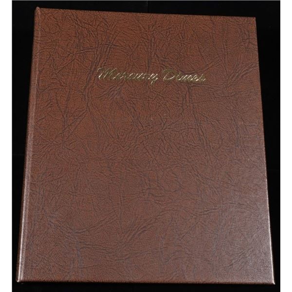 LONG SHORT SET OF MERCURY DIMES IN DANSCO ALBUM
