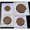 Image 3 : (500) MIXED DATES WHEAT CENTS & (4) TOKENS