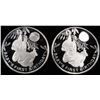 Image 1 : (2) 1 OZ .999 SILVER 2024 BABY'S FIRST BDAY ROUNDS