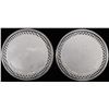 Image 2 : (2) 1 OZ .999 SILVER ARMED FORCES ROUNDS