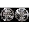 Image 1 : (2) 1 OZ .999 SILVER 2ND AMENDMENT ROUNDS