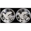 Image 2 : (2) 1 OZ .999 SILVER DONALD TRUMP ROUNDS
