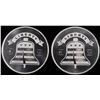 Image 1 : (2) 1 OZ .999 SILVER LIBERTY BELL ROUNDS