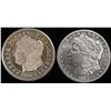 Image 1 : (2) 1 OZ .999 SILVER MORGAN DESIGN ROUNDS