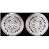 Image 2 : (2) 1 OZ .999 SILVER AZTEC CALENDAR ROUNDS