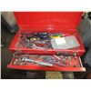 Image 1 : Red Tool Box w/ Assorted Tools
