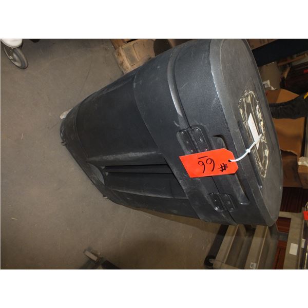 Plastic Storage Case On Wheels