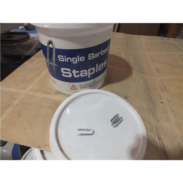 1 Pail Of Fencing Staples