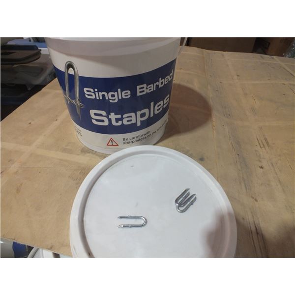 1 Pail Of Fencing Staples