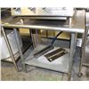 Image 1 : STAINLESS STEEL 36" X 30" X 35" WORKTABLE