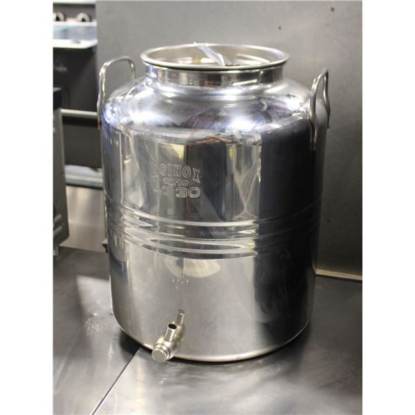 Oil Pan Inox 30LTR AG INOX OLIVE OIL TANK 18/10