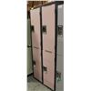 Image 1 : BANK OF 4 PINK LOCKERS- (2) 72"TX 15"WX 18"D
