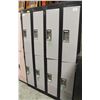 Image 1 : BANK OF 8 LOCKERS (SOME KEYS INC.) 72"TX 48"WX